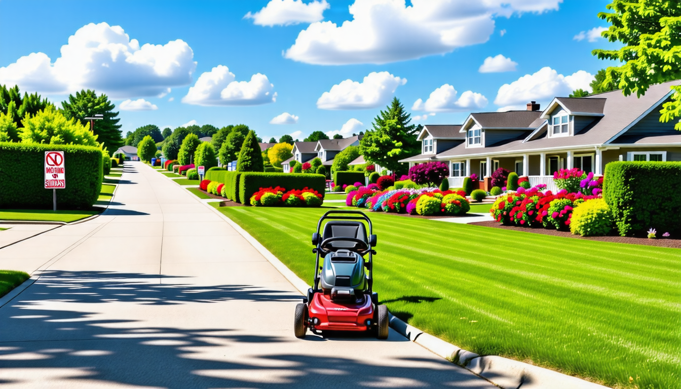 découvrez tout ce qu'il faut savoir sur la tonte de la pelouse le dimanche : réglementations, exceptions et conseils pour respecter votre voisinage tout en entretenant votre jardin.