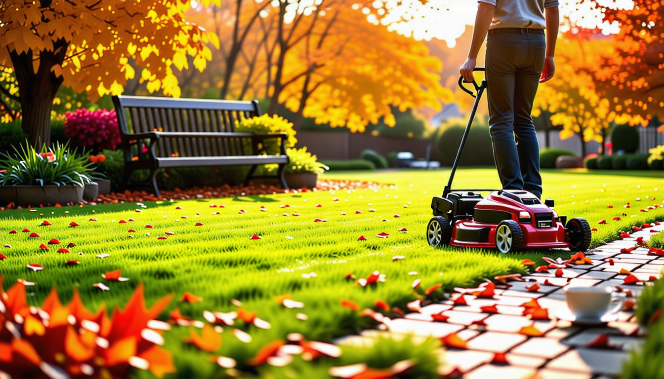 découvrez l'art de tondre votre pelouse en automne grâce aux conseils d'experts jardiniers. apprenez à choisir le bon moment et les meilleures pratiques pour entretenir votre jardin avant l'hiver.