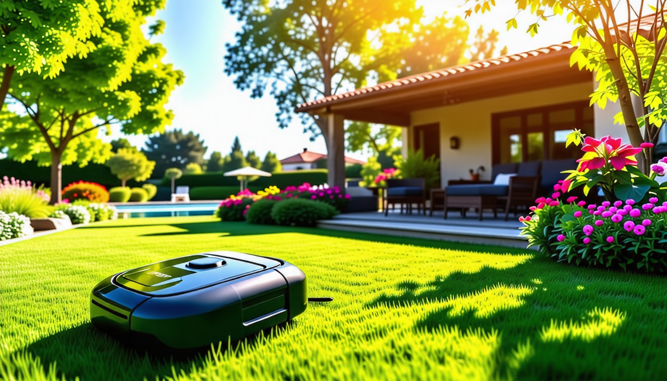 découvrez le robot tondeuse idéal pour les vastes jardins ! profitez d'une pelouse parfaitement entretenue sans effort, directement depuis chez vous. une solution pratique et innovante pour un jardin toujours impeccable.