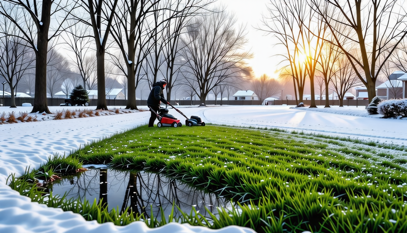 découvrez l'importance de l'entretien de votre gazon en hiver et si la tonte de la pelouse est nécessaire pendant la saison froide. apprenez des conseils pratiques pour garder votre jardin en bonne santé, même en hiver.
