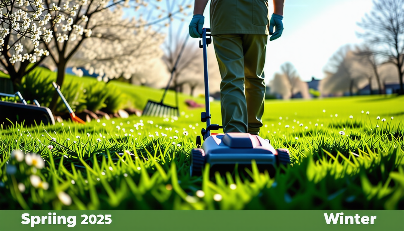 découvrez notre guide pratique complet pour tondre votre pelouse pour la première fois en 2025 après l'hiver. apprenez les meilleures techniques, conseils d'entretien et erreurs à éviter pour obtenir un jardin resplendissant cette saison!